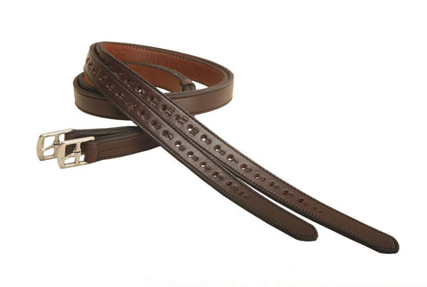 Tory Leather Company 1" x 54" Half-Hole Stirrup Leathers