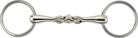 Herm Sprenger® WH Ultra Sensogan® Bradoon - 14mm mouth; 55mm rings