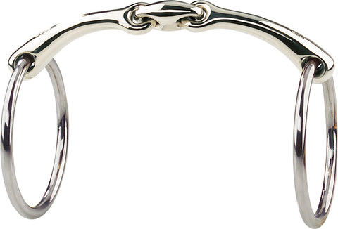 Herm Sprenger® Dynamic RS Sensogan® Bradoon - 14mm mouth; 55mm rings