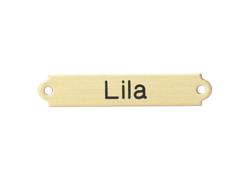 2" Fancy Saddle Nameplate