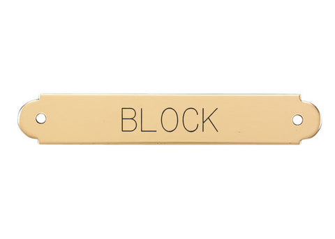 Fancy Halter Nameplate - 3 lines