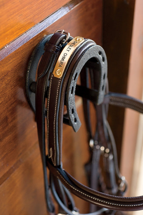Notched Corner Bridle Nameplate