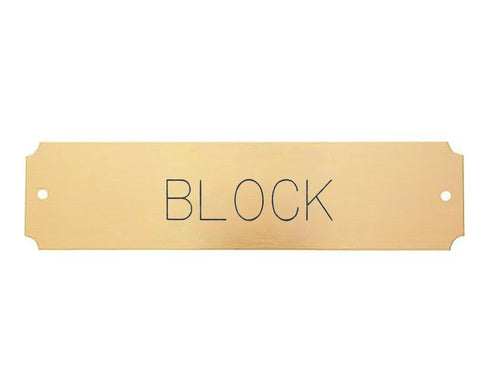 Notched Stall Plate - 3 lines