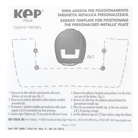 KEP Italia® Engraved Name Tag