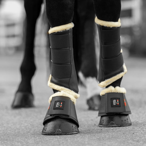 B Vertigo Wellington Fleece-Top Bell Boots