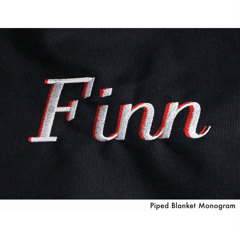 Piped Blanket Monogram