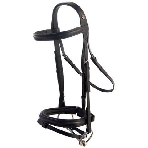 Otto Schumacher Cut-Back Crown Snaffle Bridle