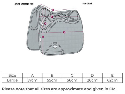 LeMieux® X-Grip Single-Sided Dressage Pad