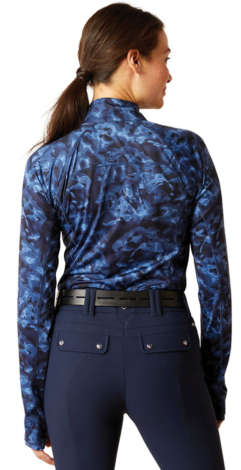 Ariat® Ladies’ Lowell Quarter-Zip Print Base Layer 2.0