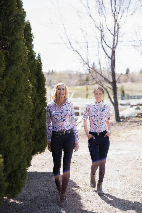 Kastel Denmark Ladies’ Gene Paintbrush Floral Long Sleeve Shirt