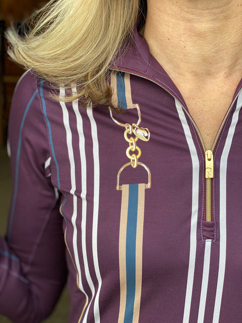 Arista® Ladies’ Girth Quarter-Zip Shirt