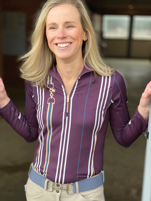 Arista® Ladies’ Girth Quarter-Zip Shirt