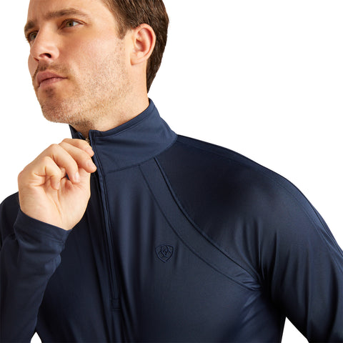 Ariat® Men’s Sunstopper Quarter-Zip Base Layer 3.0