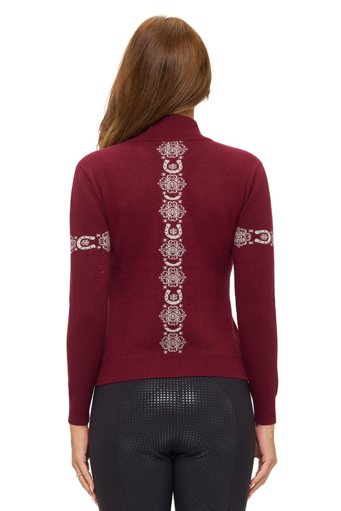 Dancing Equestrian Ladies’ "Snowflake" Sweater