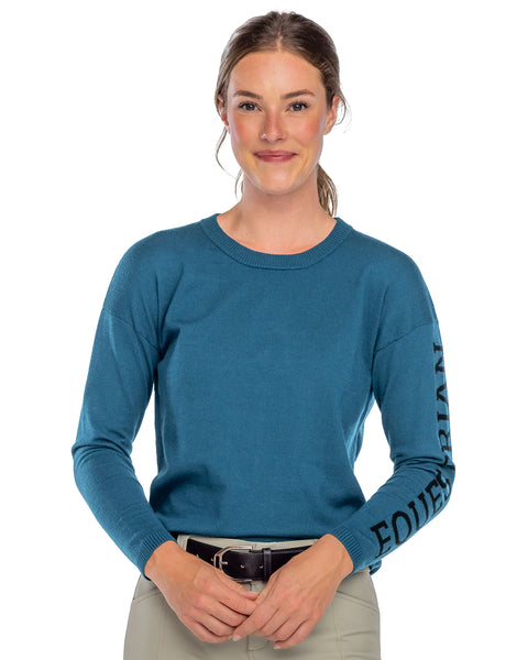 Kastel Denmark Ladies’ Crew Neck Equestrian Sweater - "Freya"