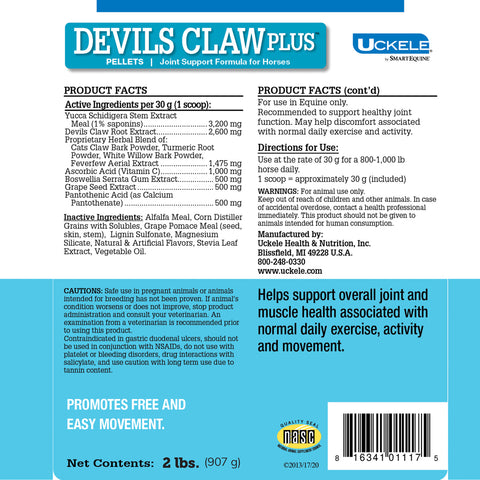 Uckele® by SmartPak® Devil's Claw Plus™ Granular - 2 lbs.
