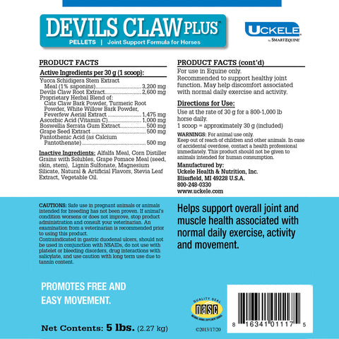 Uckele® by SmartPak® Devil's Claw Plus™ Pellets - 2 lbs