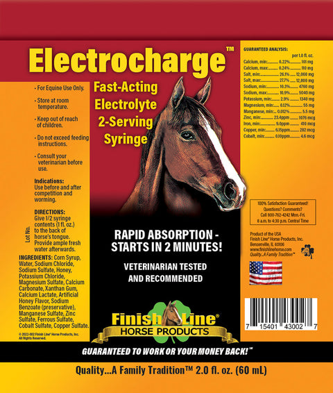 Finish Line® Electrocharge™ Fast-Acting Electrolyte Paste