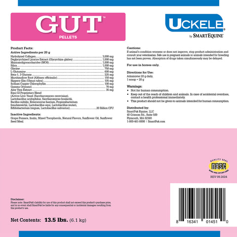 Uckele® by SmartPak® GUT™ Pellets - 13.5 lbs