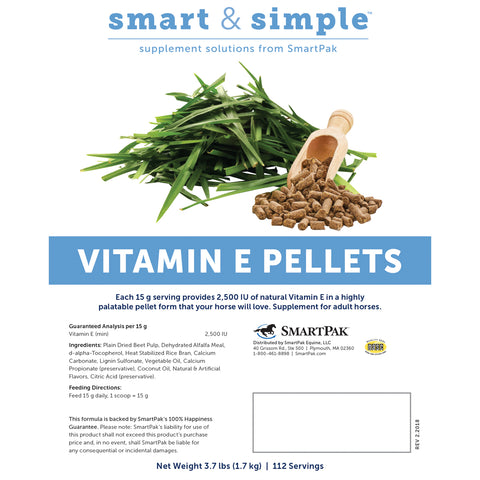 SmartEquine™ Smart & Simple® Vitamin E Pellets - 3.7 lbs.