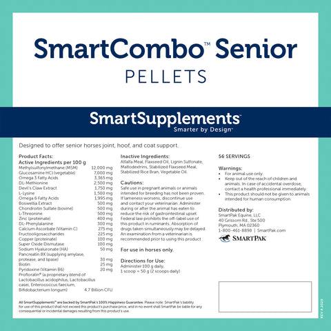 SmartEquine™ SmartCombo™ Senior Pellets - 12.4 lbs.