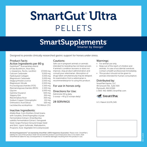 SmartEquine™ SmartGut® Ultra Pellets - 5 lbs.