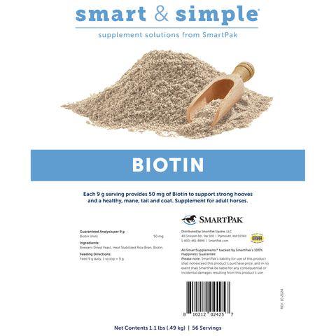 SmartEquine™ Smart & Simple® Biotin Powder-Bag - 1.1 lbs.