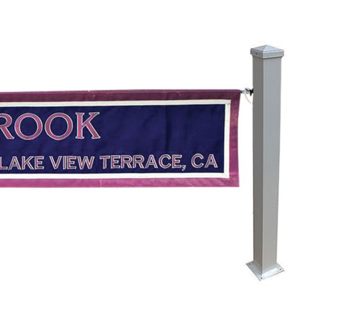 Aluminum Post Standards for Custom Name Banner