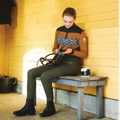B Vertigo Ladies’ Tiffany Silicone Grip Full-Seat Breech