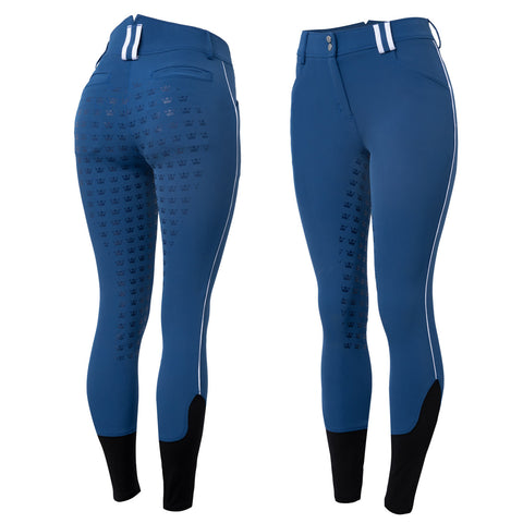 Horze Ladies’ Rylee High-Waist Full-Seat Breech with Piping