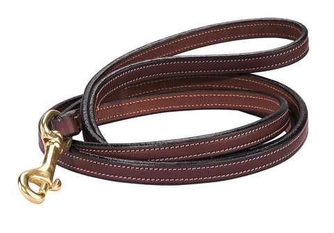 Tory Leather Full-Stitched Dog Leash