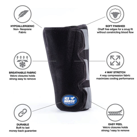 Ice Horse® Hock Wraps - Pair