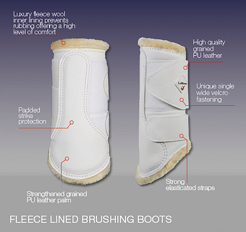 LeMieux® Fleece-Lined Brushing Boots