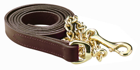 Perri’s® Stable Leather Lead with Shank