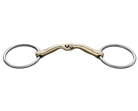 Herm Sprenger® Sensogan® KK Snaffle Bit - 18 mm mouth; 70 mm rings