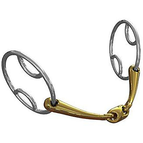 Neue Schule Tranz Angled Lozenge Beval Bit - 14 mm mouth; 55 mm rings