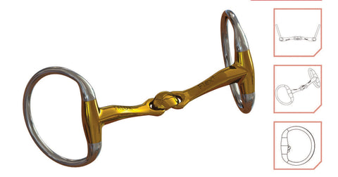 Neue Schule Turtle Tactio™ Flex™ Eggbutt Bit