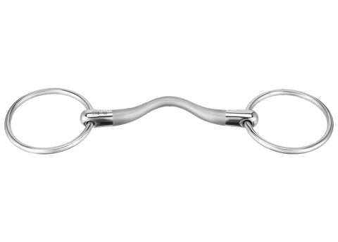 Herm Sprenger® Satinox Mullen Mouth Loose Ring Bit with 14mm Mouth