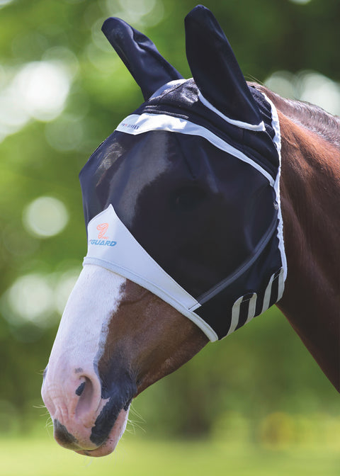 Shires Fine Mesh Fly Mask (Ears)