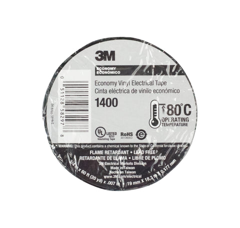 3M Black Vinyl Electrical Tape