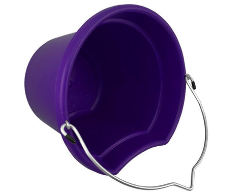 20-Quart Flatback Bucket 11" Tall