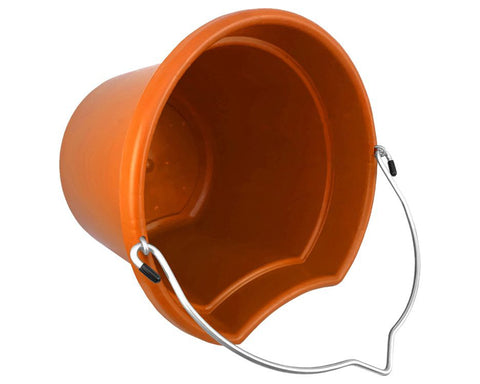 8-Quart Flatback Bucket 8.5" Tall