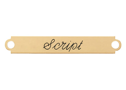 Fancy Martingale Nameplate