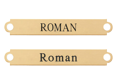 Fancy Martingale Nameplate