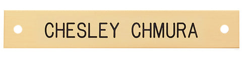 Rectangular Halter Nameplate - 1 or 2 lines
