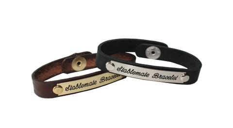Stablemate Leather Bracelet
