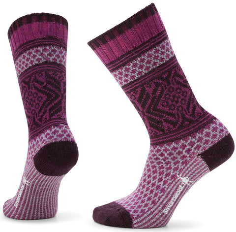 Smartwool® Ladies’ Everyday Popcorn Snowflake Pattern Crew Socks