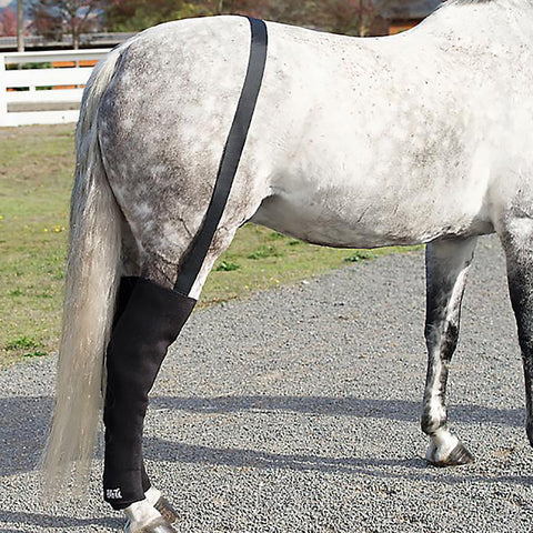 Ice Horse® Full Hind Leg Wrap Pair with Suspender Strap