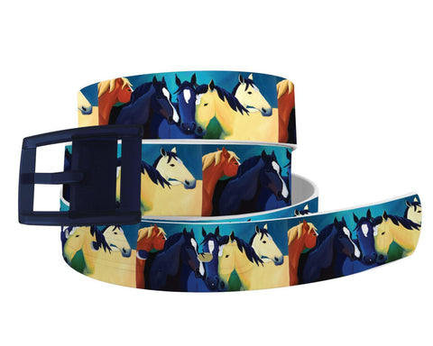 C4 Novelty Print Belt with Buckle