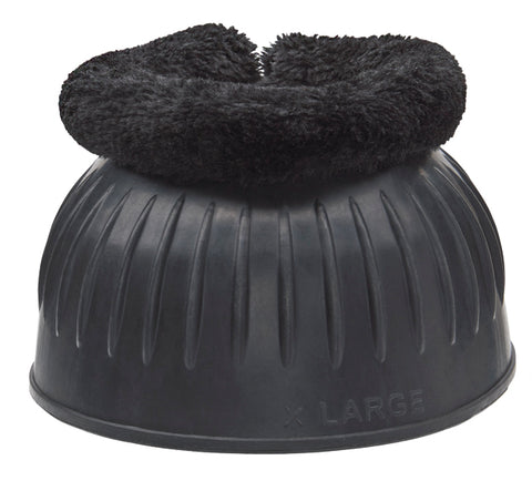 DS Rubber Hook & Loop Bell Boots with Fleece
